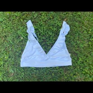 Aerie ruffle swim top.